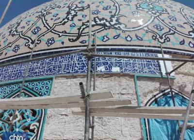مرمت گنبد مسجد شیخ لطف الله با نظارت متخصصان انجام می گردد