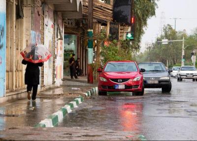 هشدار هواشناسی نسبت به تشدید بارش ها ، استان هایی که بارش شدید دارند