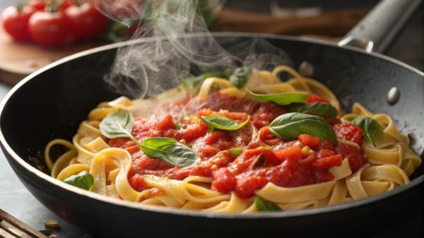 طرز تهیه پاستا با گوجه و سیر؛ غذای ایتالیایی خانگی و خوشمزه