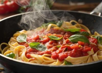طرز تهیه پاستا با گوجه و سیر؛ غذای ایتالیایی خانگی و خوشمزه